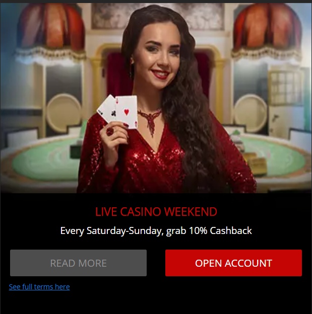 Magic Red Live Casino Promo