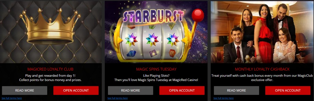 Magic Red Casino Promotions