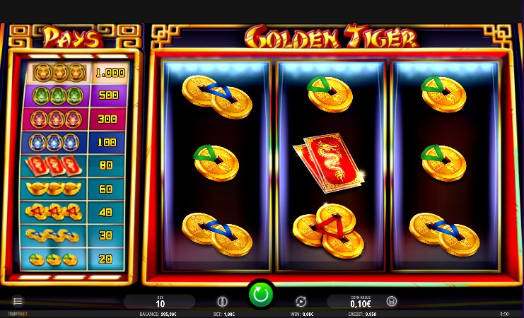 Golden Tiger Slot Grid