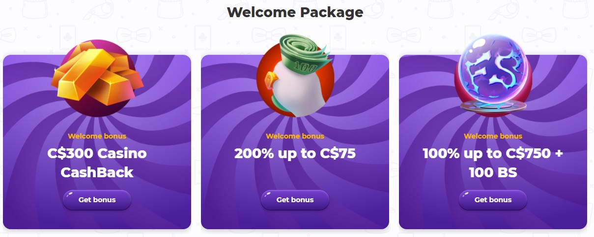 Cadabrus Casino Welcome Packages