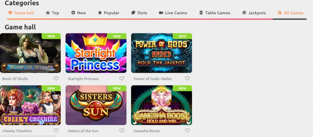 Cadoola Casino Games