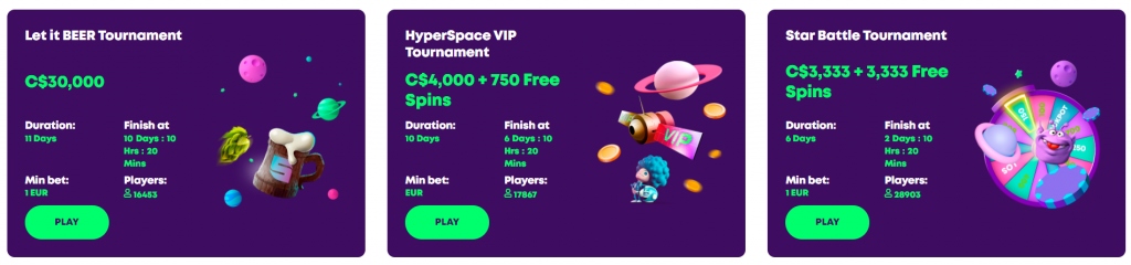 Casino Rocket Tournaments