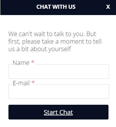 Live Chat Window