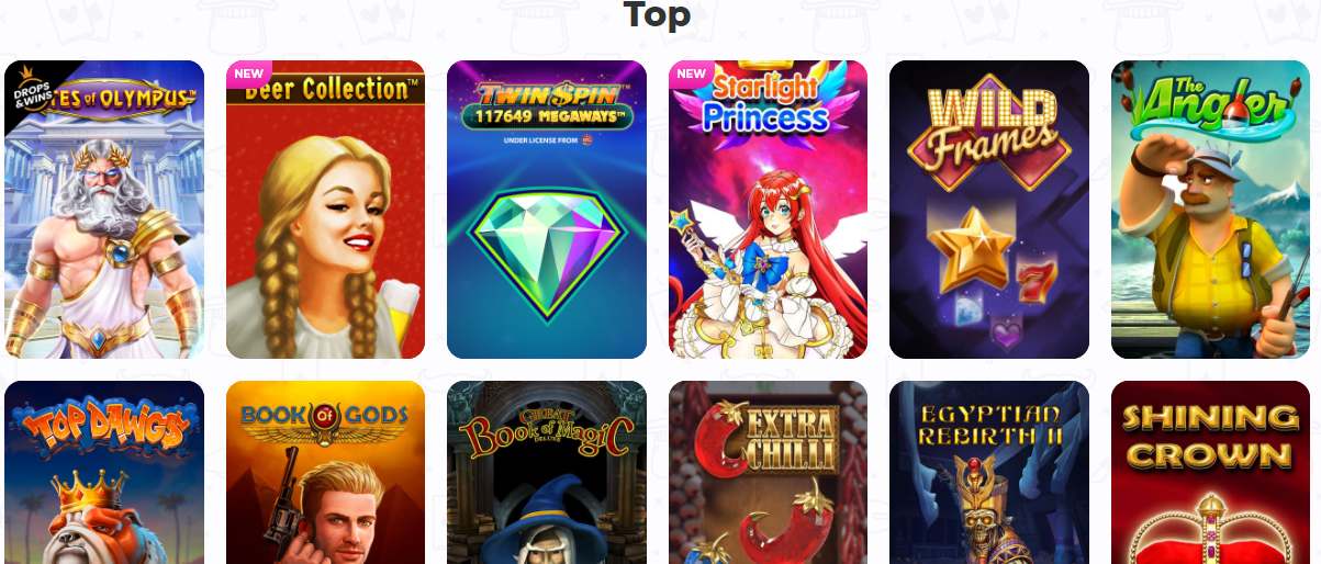 Selection of Casino Games