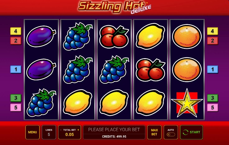 Sizzling Hot Deluxe Slot Game