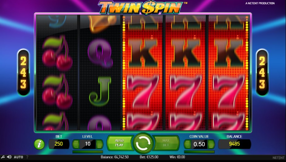 Twin Spin Slot Triple Wild Reels