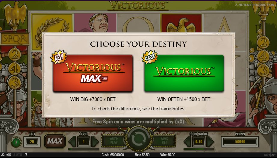 Victorious Slot - Choose Your Destiny