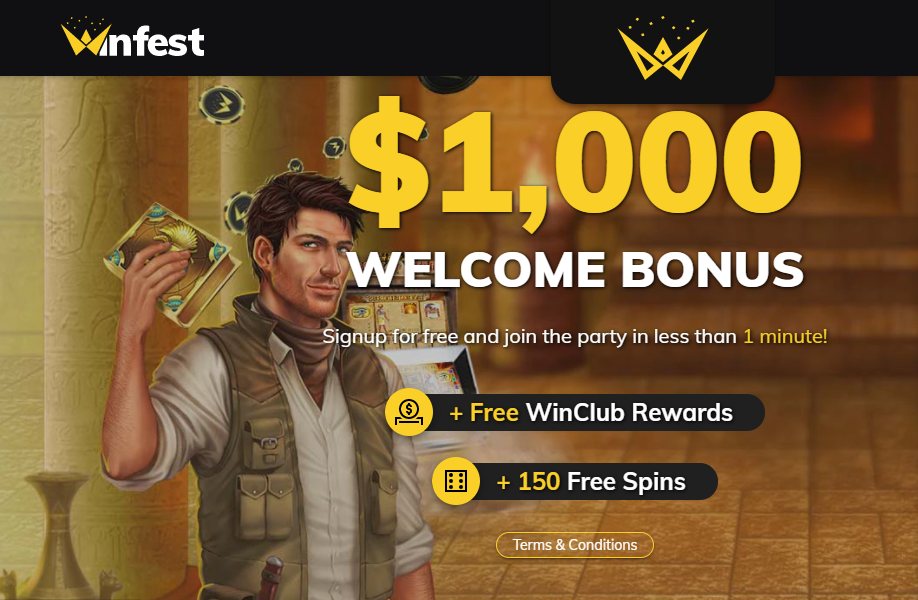 Winfest Casino Welcome Bonus