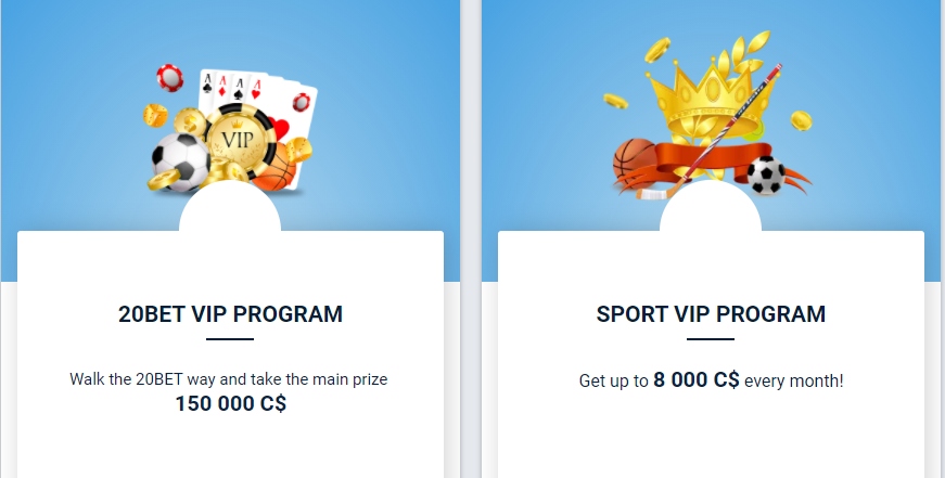 20Bet VIP Promotions