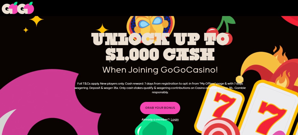 Gogo Casino Deposit Bonus