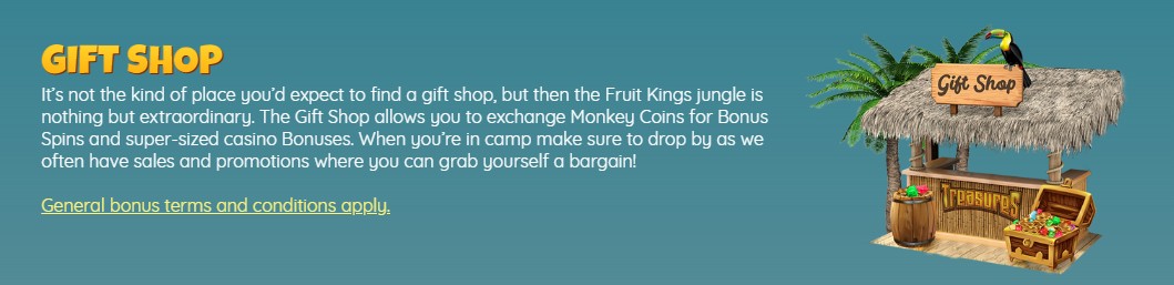 Fruit Kings Casino Gift Shop