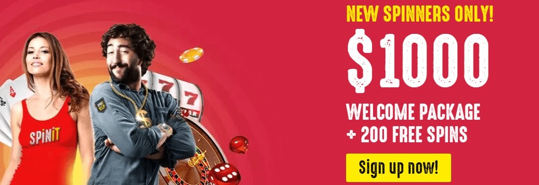 Spinit welcome bonus offer