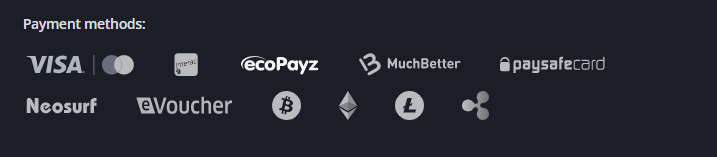 Deposit and Withdrawal Methods