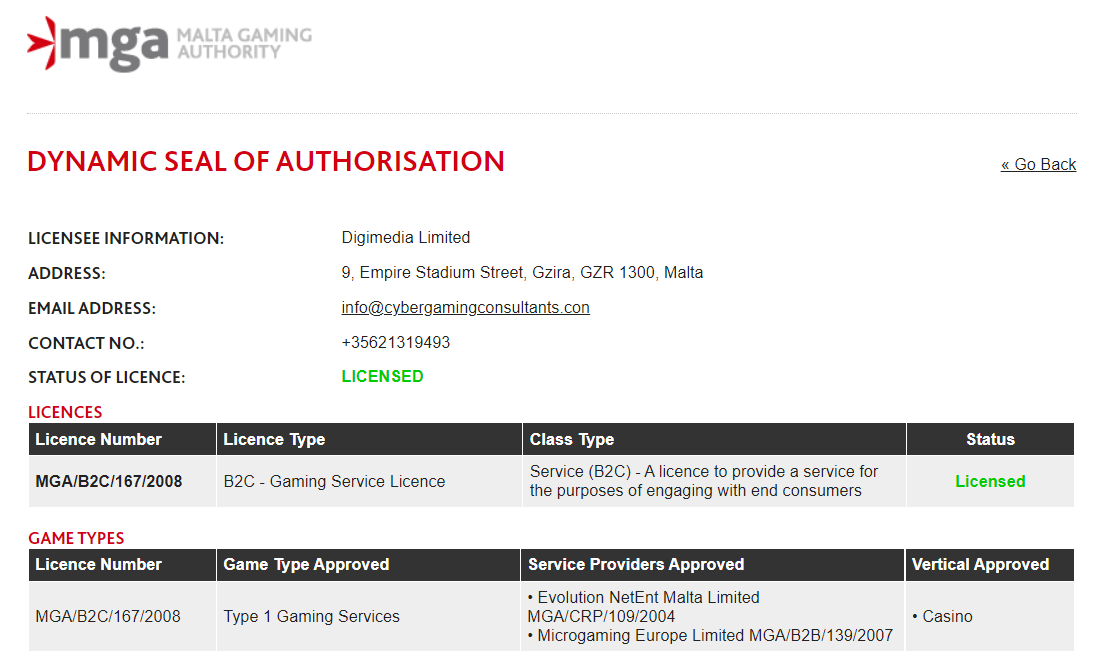 Casino License Malta Gaming Authority
