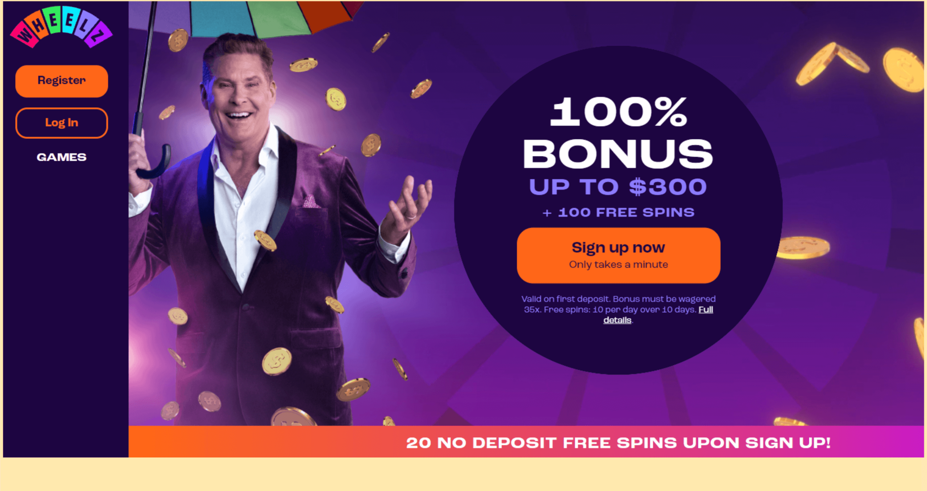 Free Spins Upon Sign Up Offer