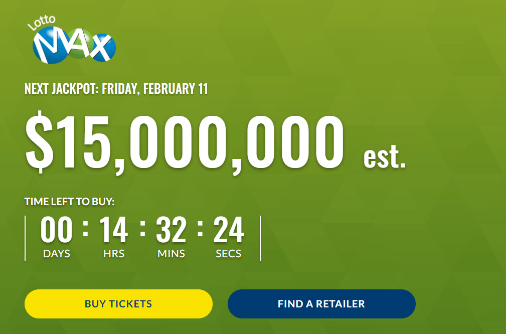 Enter the Lotto MAX draw