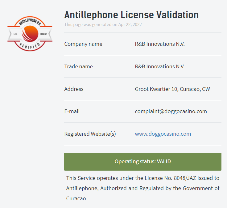 License, Security and Legitimacy