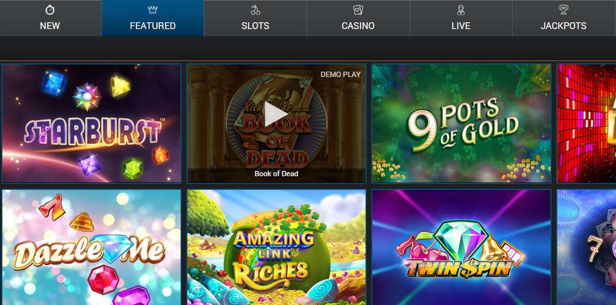 Jackpot Paradise casino games