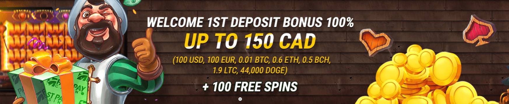 FastPay Casino Welcome Bonus