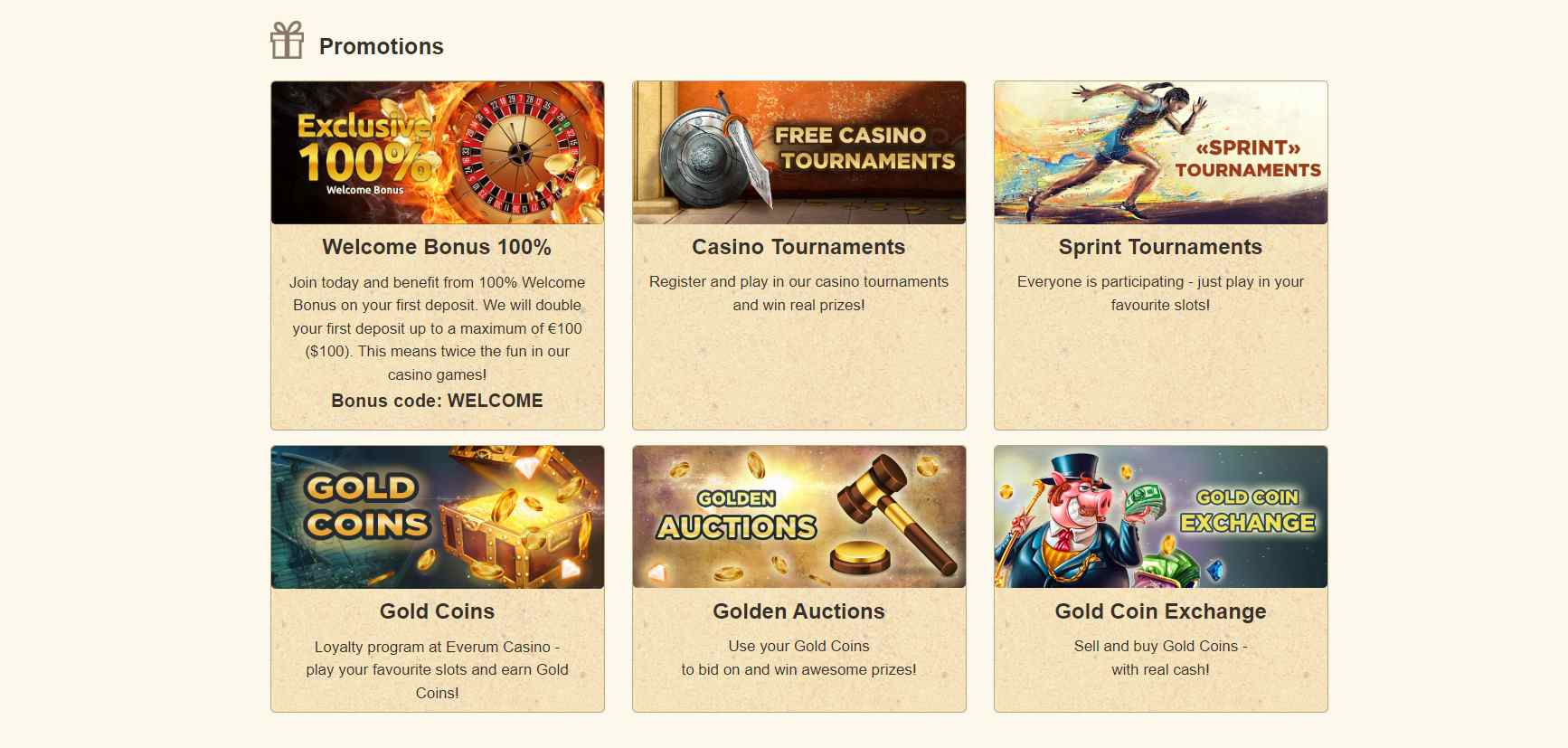 Everum Casino Promotions
