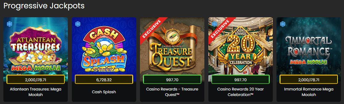 UK Casino Club Jackpots