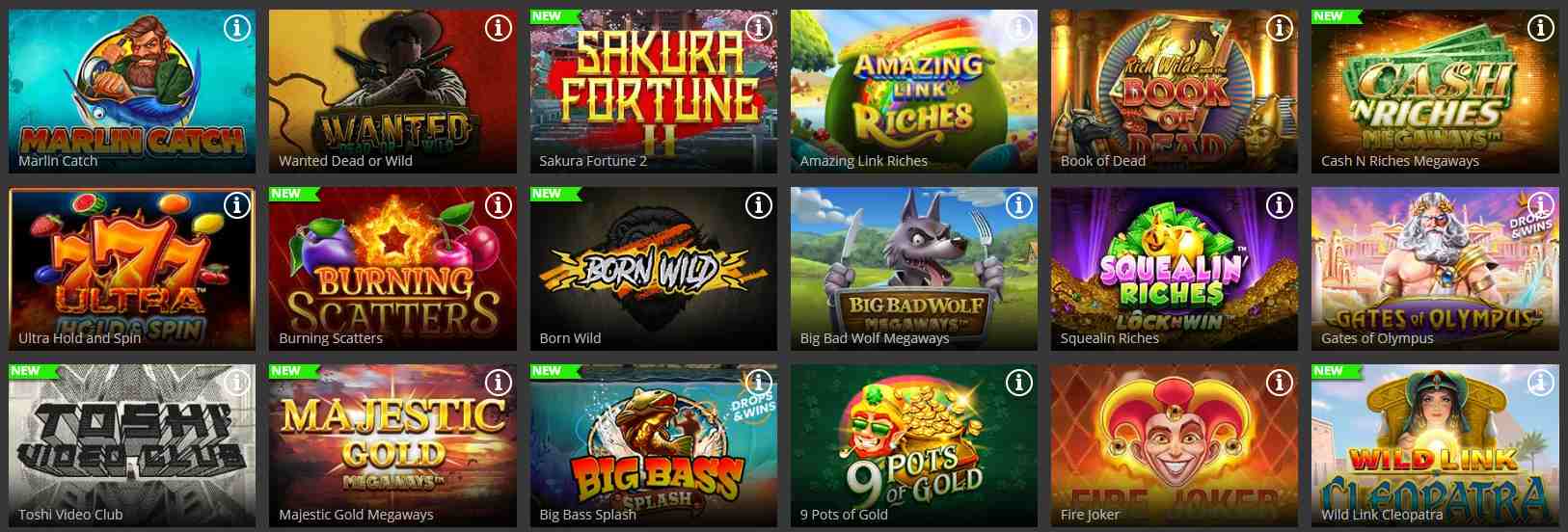 Hopa Casino Games