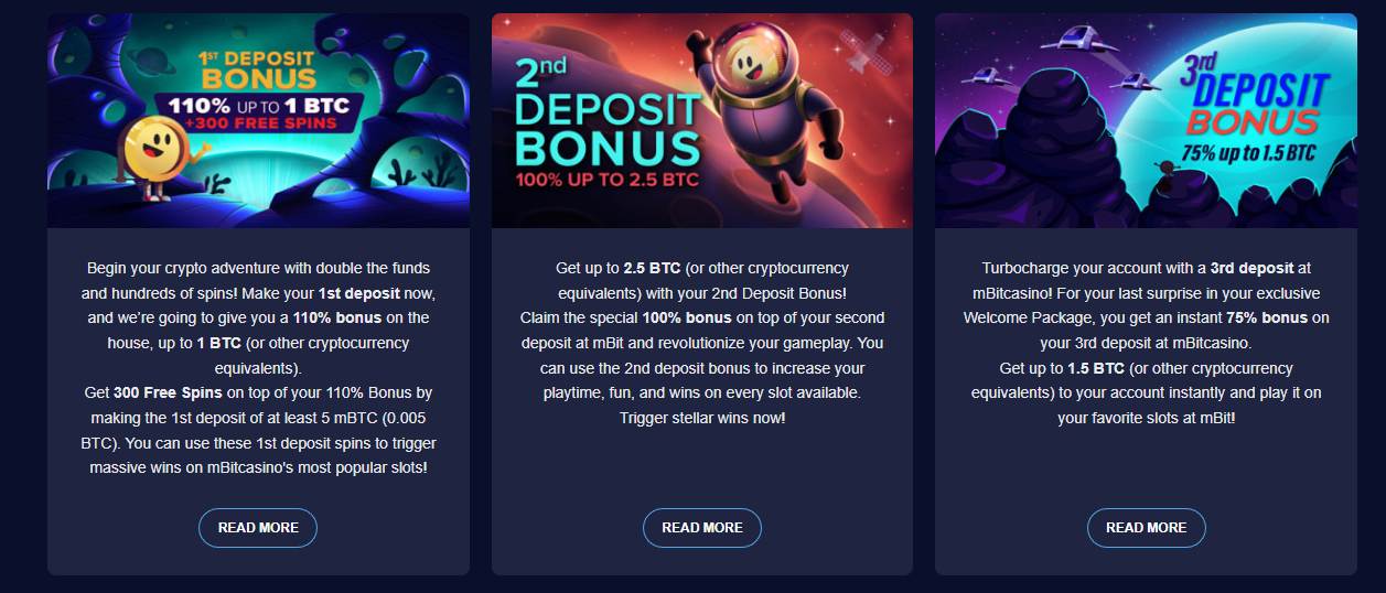 mBit Casino Welcome Offer