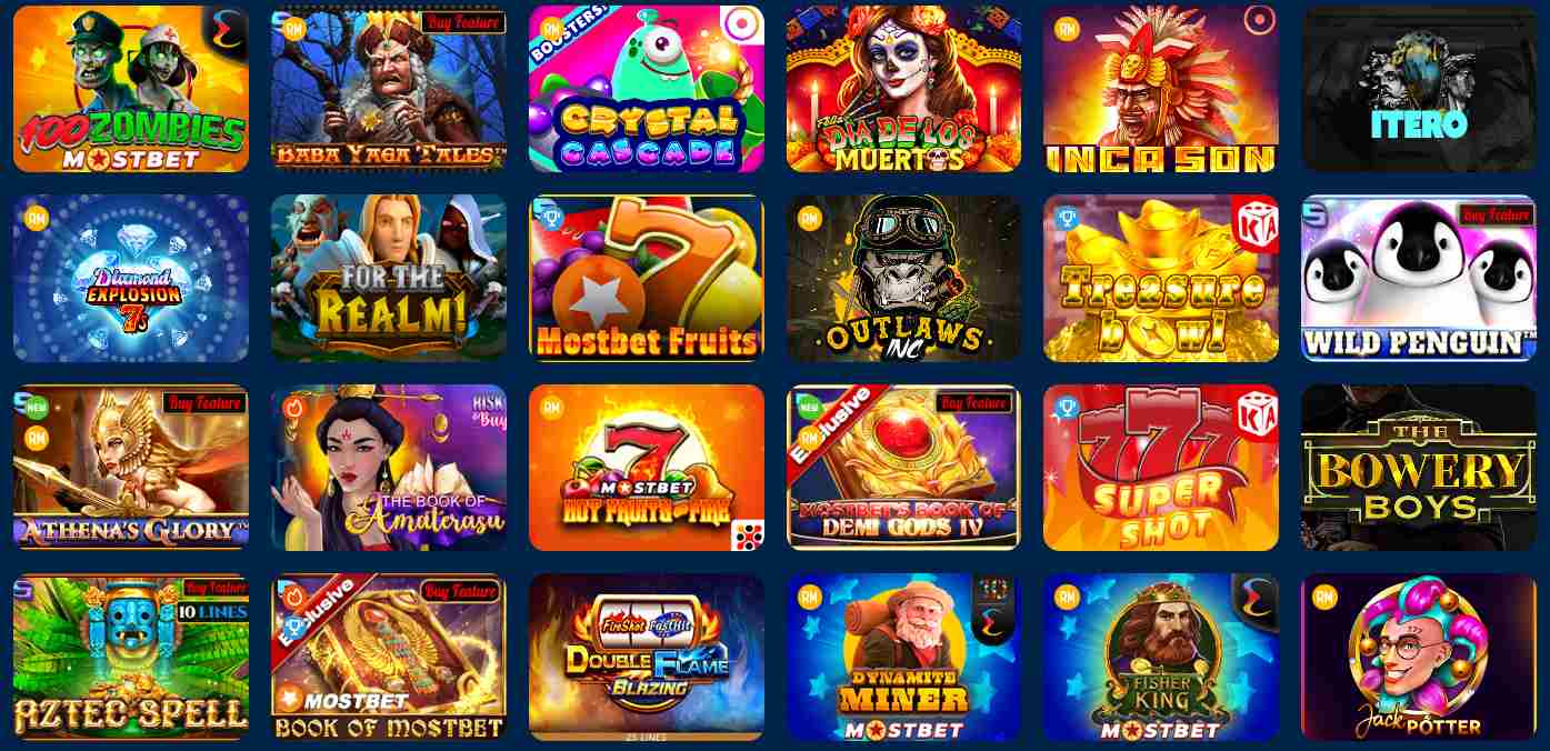 Mostbet Casino Slots